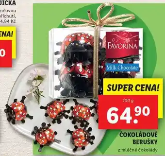 Lidl ČOKOLÁDOVÉ BERUŠKY, 100 g nabídka