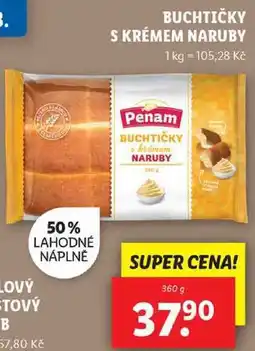 Lidl BUCHTIČKY S KRÉMEM NARUBY, 360 g nabídka