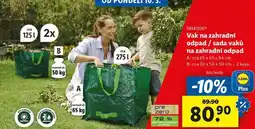 Lidl Vak na zahradní odpad/sada vaků na zahradní odpad nabídka