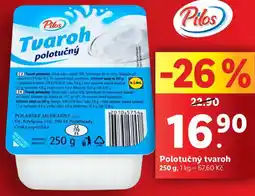 Lidl Polotučný tvaroh, 250 g nabídka