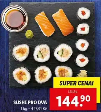 Lidl SUSHI PRO DVA, 323,5 g nabídka