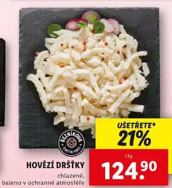 Lidl HOVĚZÍ DRŠŤKY, 1 kg nabídka