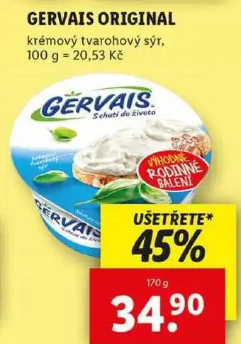 Lidl GERVAIS ORIGINAL, 170 g nabídka