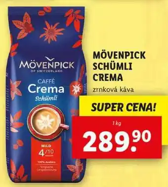 Lidl MÖVENPICK SCHÜMLI CREMA, 1 kg nabídka