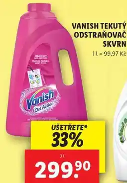 Lidl VANISH TEKUTÝ ODSTRAŇOVAČ SKVRN, 3 l nabídka