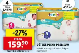 Lidl DĚTSKÉ PLENY PREMIUM, 46 ks/39 ks nabídka