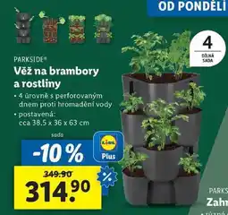 Lidl Věž na brambory a rostliny nabídka