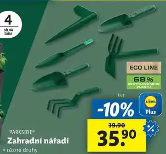 Lidl Zahradní nářadí nabídka