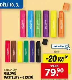 Lidl GELOVÉ PASTELKY - 6 KUSŮ nabídka