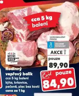 Kaufland Rodinný vepřový balík nabídka