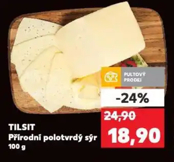 Kaufland TILSIT Přírodní polotvrdý sýr nabídka