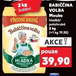 Kaufland BABIČČINA VOLBA Mouka nabídka