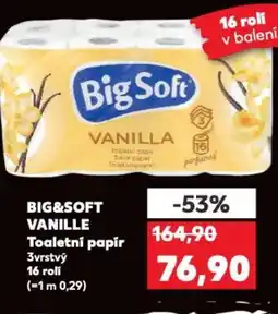 Kaufland BIG&SOFT Vanille Toaletni papir nabídka