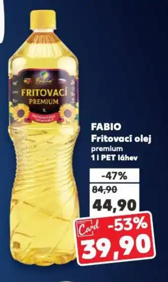 Kaufland FABIO Fritovací olej nabídka