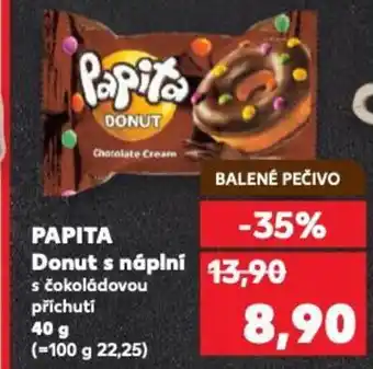 Kaufland PAPITA Donut s náplní nabídka