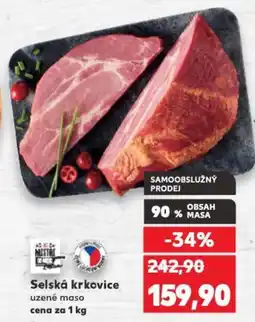 Kaufland Selská krkovice nabídka