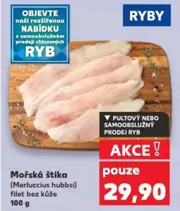 Kaufland Mořská štika nabídka