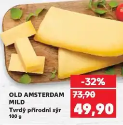 Kaufland OLD AMSTERDAM MILD Tvrdý přírodní sýr nabídka