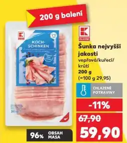 Kaufland Šunka nejvyšší jakosti nabídka