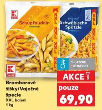 Kaufland Bramborové šišky/Vaječné špecle nabídka