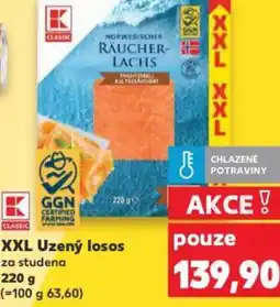 Kaufland XXL Uzený losos nabídka