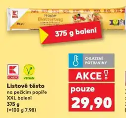 Kaufland Listové těsto nabídka