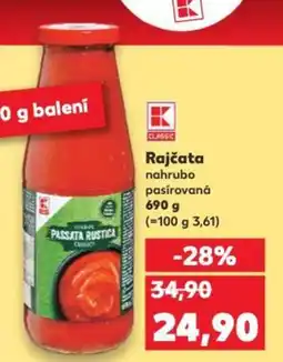 Kaufland Rajčata nahrubo pasírovaná nabídka