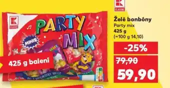 Kaufland Želé bonbóny Party mix nabídka