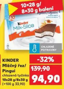 Kaufland KINDER Mléčný řez/ Pingui nabídka