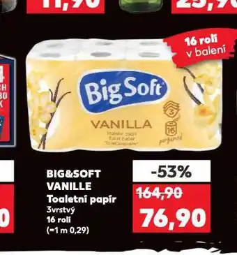 Kaufland Big soft toaletní papír nabídka