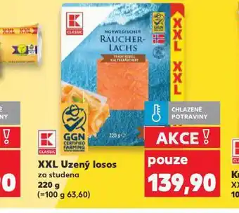 Kaufland Uzený losos nabídka