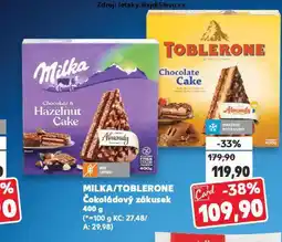 Kaufland Toblerone čokoládový zákusek nabídka