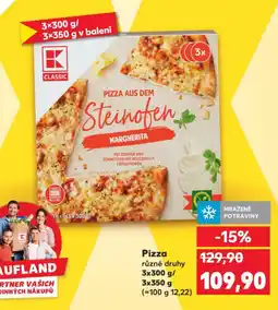 Kaufland Pizza nabídka