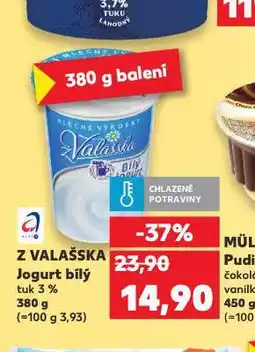 Kaufland Smetanový jogurt z valašska nabídka