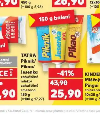 Kaufland Tatra jesenka nabídka