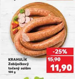 Kaufland Zabijačkový točený salám nabídka