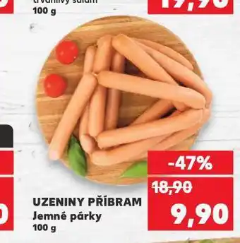 Kaufland Jemné párky nabídka