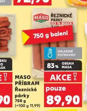 Kaufland Řeznické párky nabídka