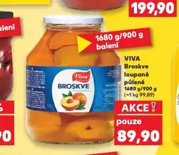 Kaufland Viva broskve nabídka