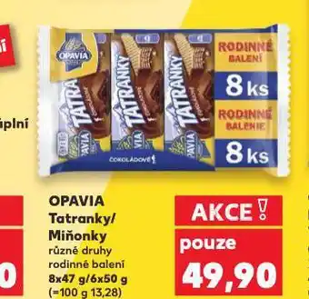 Kaufland Opavia miňonky nabídka