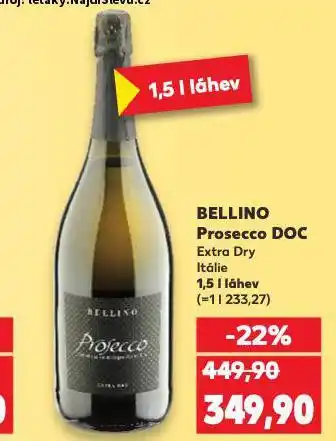 Kaufland Bellino prosecco doc nabídka