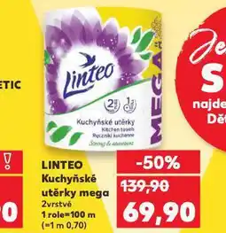 Kaufland Linteo kuchyňské utěrky nabídka