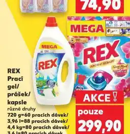 Kaufland Rex prací prostředek nabídka