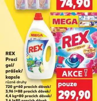 Kaufland Rex prací prostředek nabídka