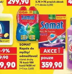 Kaufland Somat kapsle do myčky nabídka