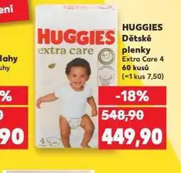 Kaufland Huggies dětské pleny nabídka