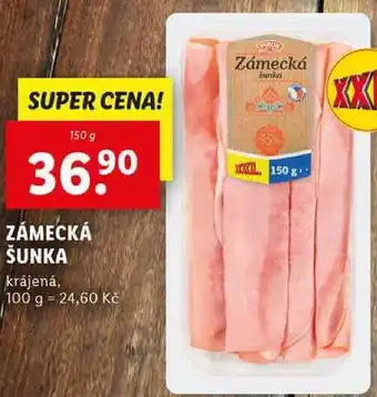 Lidl ZÁMECKÁ ŠUNKA, 150 g nabídka