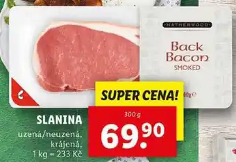 Lidl SLANINA, 300 g nabídka