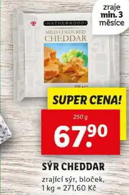 Lidl SÝR CHEDDAR, 250 g nabídka