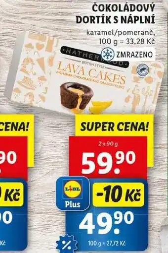 Lidl ČOKOLÁDOVÝ DORTÍK S NÁPLNÍ, 2x 90 g nabídka